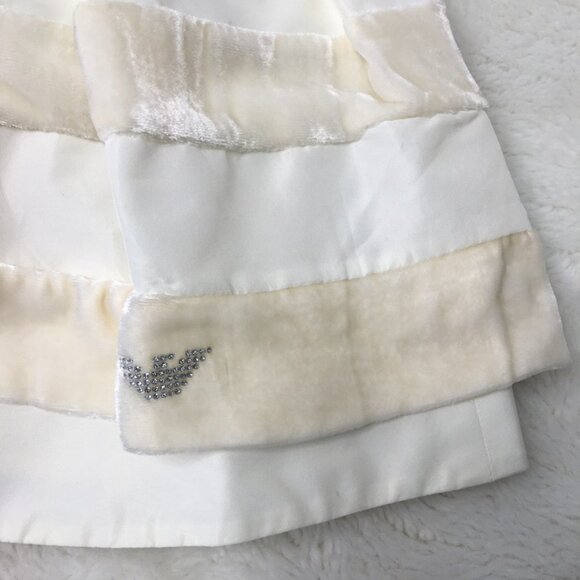 Armani Baby Formal Cream Dress Size 6 M - Picture 2 of 16